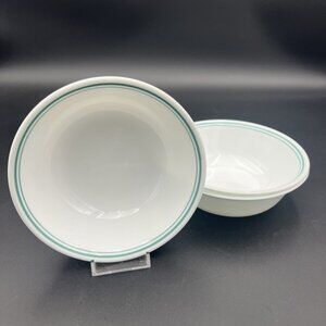 Vtg Corning Ware Corelle ROSEMARIE Set of 3 Cereal Bowls 6.25" USA